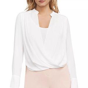 Jaklyn Draped Front Essential Blouse